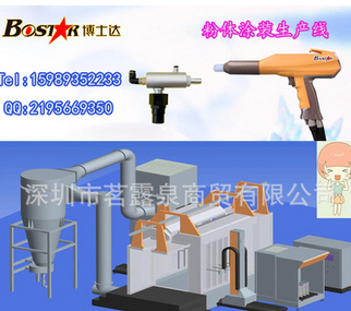 深圳市特惠粉体涂装设备生产线配套设施自动静电喷塑机