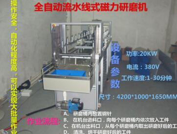 全自动流水线式磁力研磨机