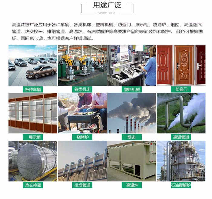 铝粉有机硅耐高温防锈漆  400度耐高温漆 黑色防锈漆图1