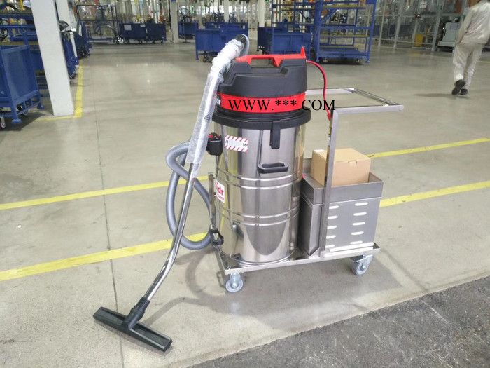 威德尔WD-80P 电瓶式吸尘器充电推车式吸灰尘铝粉工业吸尘器 干湿两用图3
