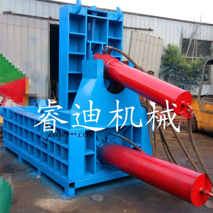 睿迪牌废铝屑金属压块打包机 铁屑铁粉铁丝金属压块机图2