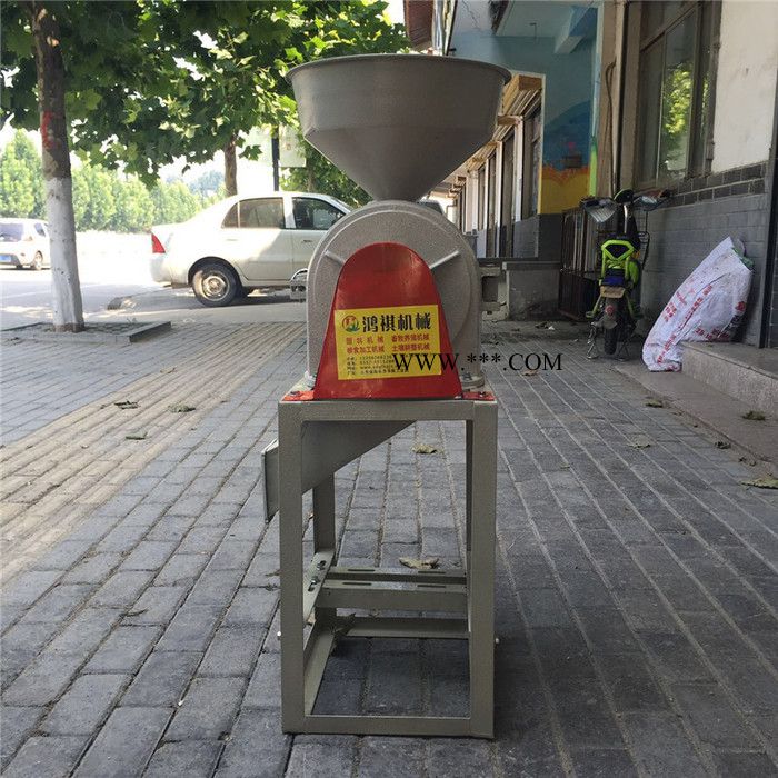 粮食粉碎磨面机家用齿啃式粉碎机齿爪式铸铁粉碎机图1