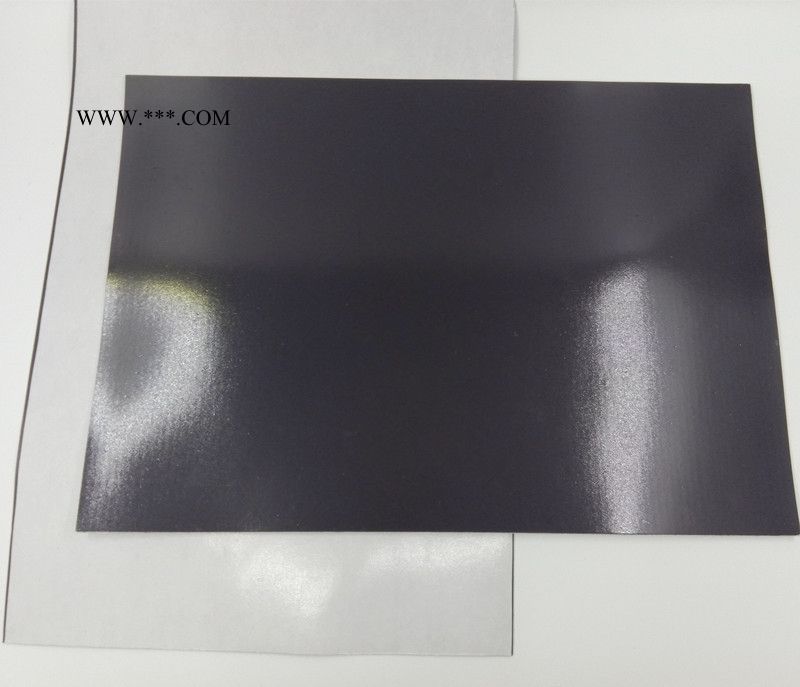 橡胶软磁片 铁粉胶 冰箱贴磁胶 磁条 封口袋磁胶图1
