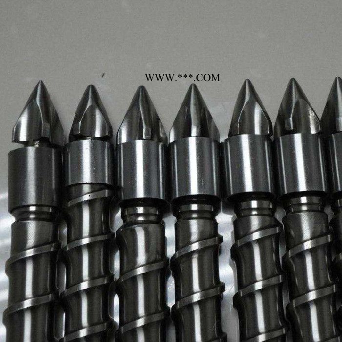 铁粉注塑专用螺杆_注塑机螺杆型号_65熔喷布机单螺杆图3