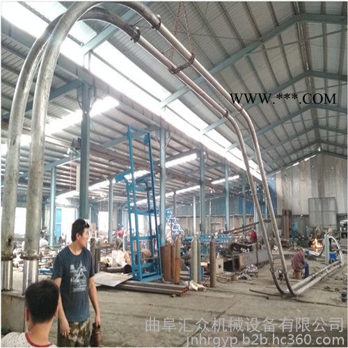铁粉管链输送机 可弯曲管链输送机 垂直水平管链提升机图2