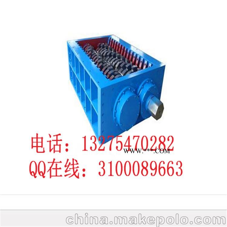 兴亚大型塑料破碎机 生活垃圾双轴撕碎机图3