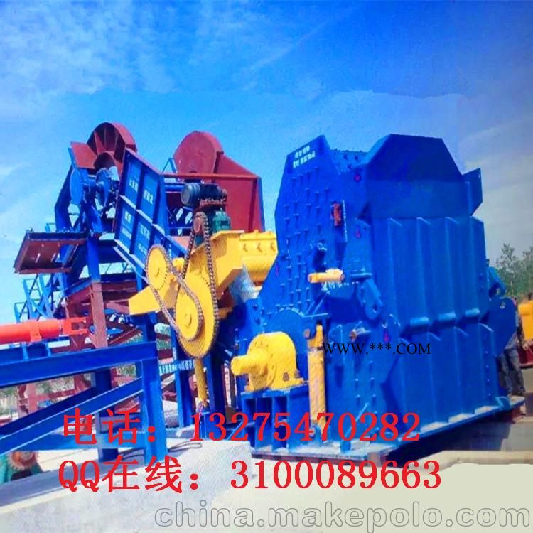 兴亚供应废铁自行车粉碎机 大型液压600型金属粉碎机图4