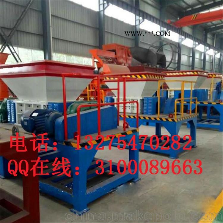 兴亚橡胶亚克力制品撕碎机 小型双轴撕碎机图3