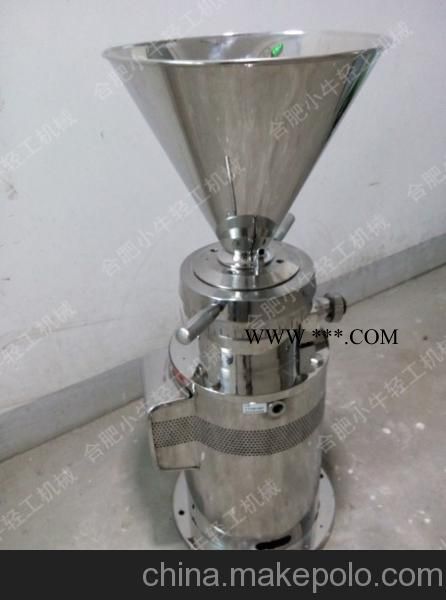 立式胶体磨,多功能直立式不锈钢胶体磨浆机设备图2