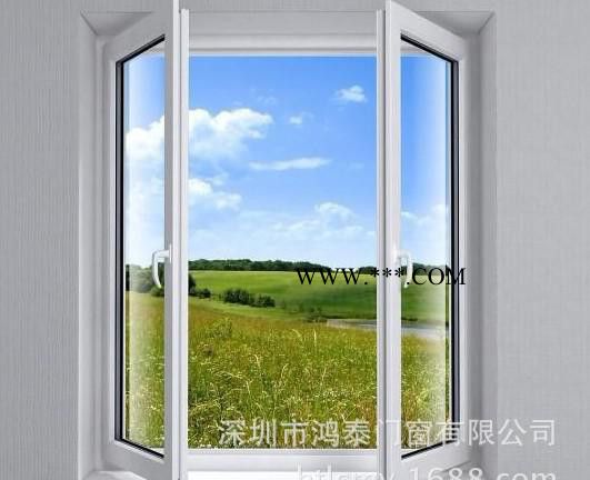 深圳铝合金平开窗 断桥铝合金平开窗 中空玻璃隔音窗 别墅平开图1