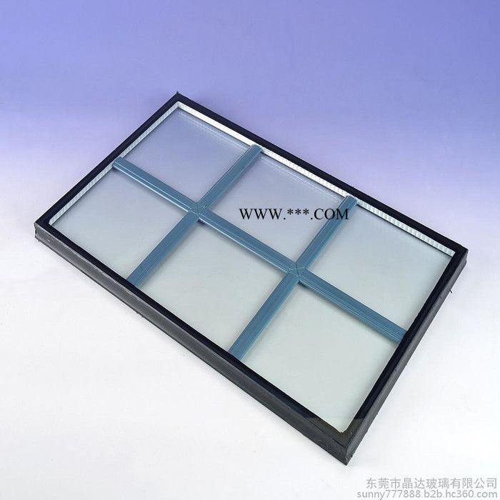 厂家供应 建筑工程铝合金门窗塑钢门窗用双钢化中空玻璃