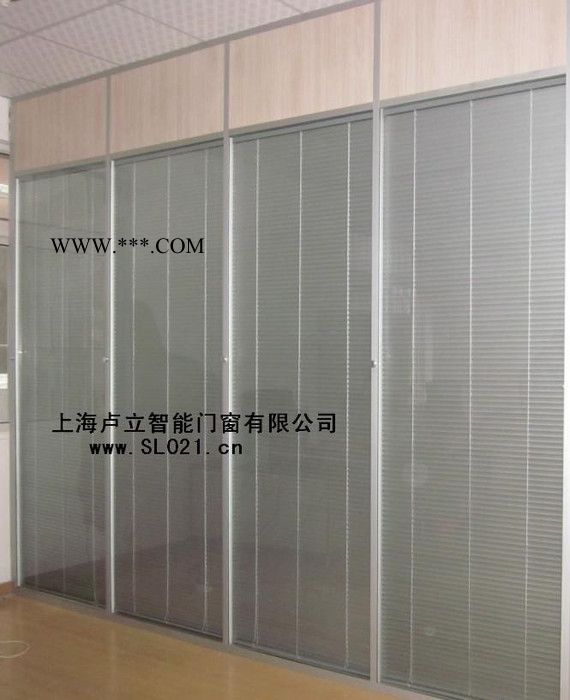 供应中空玻璃窗电动百叶帘上海兮鸿SL-25遥控百叶升降和调光百叶帘片图1