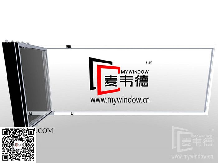 供应麦韦德有框折叠窗**中空玻璃**100％开启图3