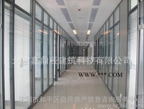 特价办公隔断 玻璃隔 高隔断墙 中空玻璃百叶图2