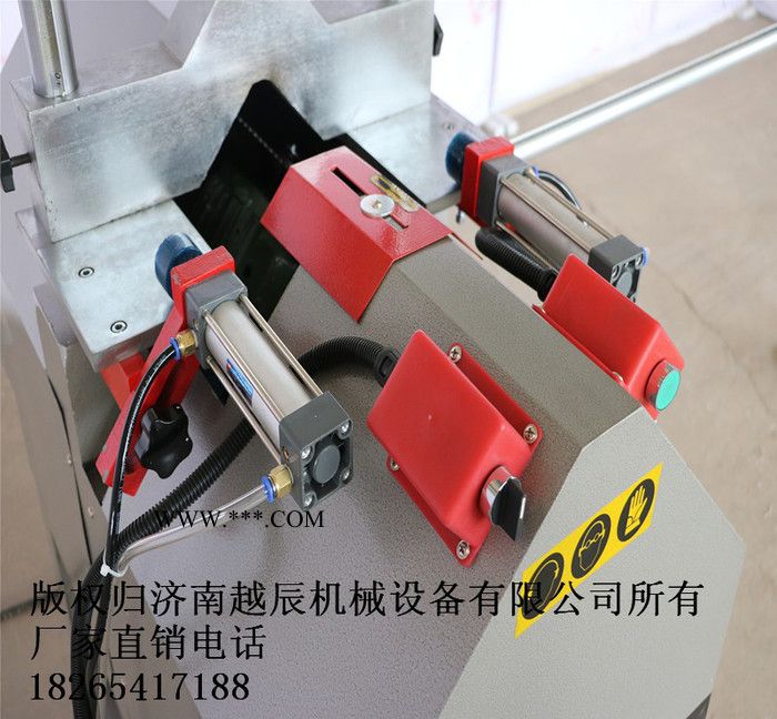 厂家供应济南塑钢门窗加工设备，塑钢V型锯价格，塑钢门窗加工设备厂家，中空玻璃加工设备，雕刻机设备 塑钢门窗设备图5