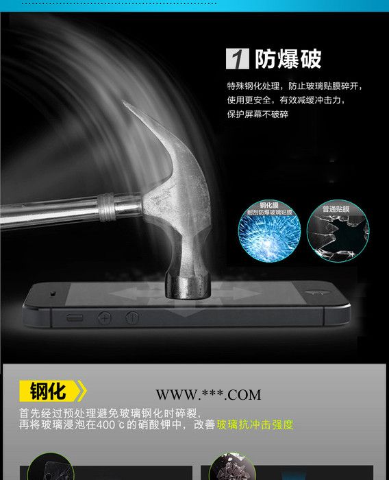 三星 galaxy S4手机钢化玻璃膜 工厂批发 钢化玻璃膜 淘宝热卖图2