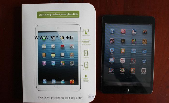 [直销]ipad5 air 平板钢化玻璃膜 玻璃膜 9H高清图3