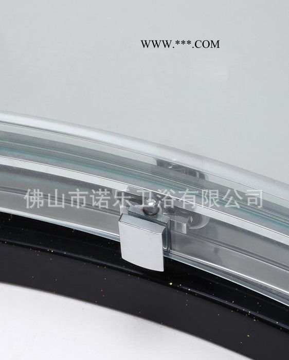 直销浴室隔断门 淋浴房简易 淋浴房挡水门 钢化玻璃平安承保图2