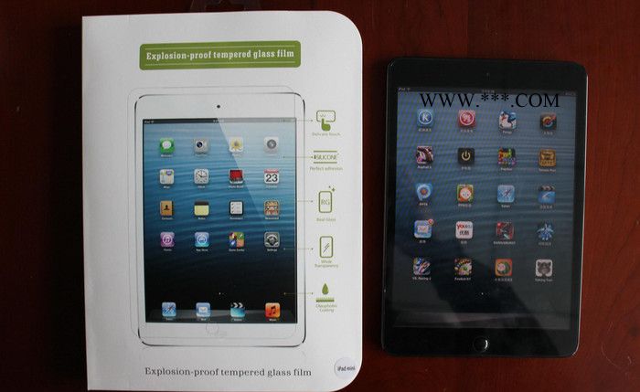 [直销]ipad 2/3/4 平板钢化玻璃膜 屏幕玻璃膜 超图3