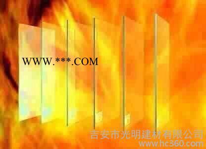 江西吉安光明防火玻璃厂专业生产**12mm防火玻璃2.5小时防火玻璃加工图2
