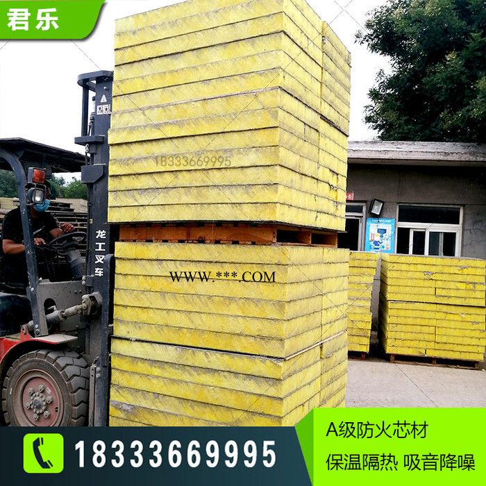 厂家供应【君乐】增强玻璃纤维复合板 高密玻璃纤维 双面砂浆复合 建筑外墙保温防火玻璃棉复合板图4