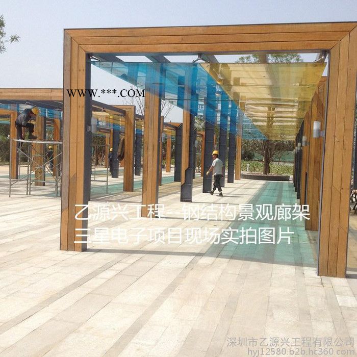 供应丰源6+6钢化玻璃雨棚图4
