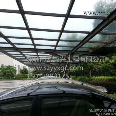 供应丰源6+6钢化玻璃雨棚