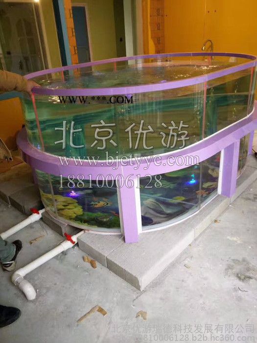 优游水动力 钢化玻璃泳池图3