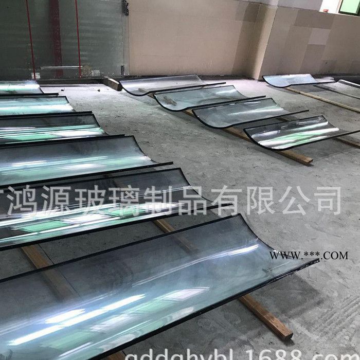 专业按图生产定做 热弯中空玻璃 弧形隔音玻璃 幕墙玻璃 价格实惠图2