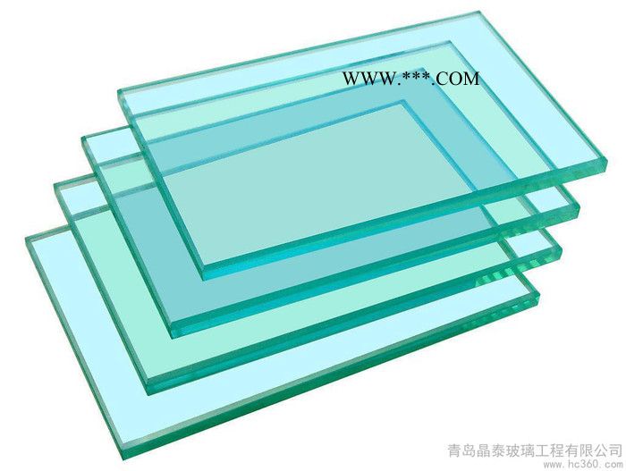 供应各种规格青岛钢化玻璃、平弯玻璃、中空玻璃
