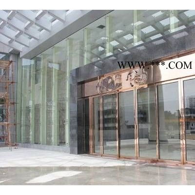 福州玻璃门鸿发极窄钛镁铝合金谷仓门中空玻璃隔断玻璃推拉门