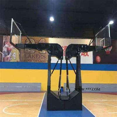 室内液压篮球架 地埋篮球架 钢化玻璃篮球架  沧州利宸专注体育