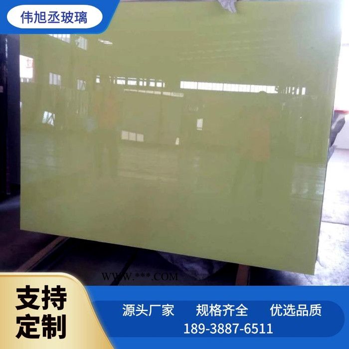 深圳市旭玻19mm烤漆玻璃加工定制 烤漆钢化玻璃厂家直供 颜色规格可选择  价格实惠图1