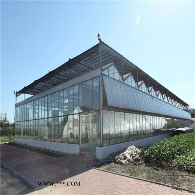 新疆连栋玻璃温室大棚施工经验丰富 物联网智能温室采用双层中空玻璃