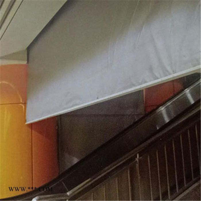 **防火玻璃 挡烟垂壁玻璃固定式挡烟垂壁防火无机布3C认证图3