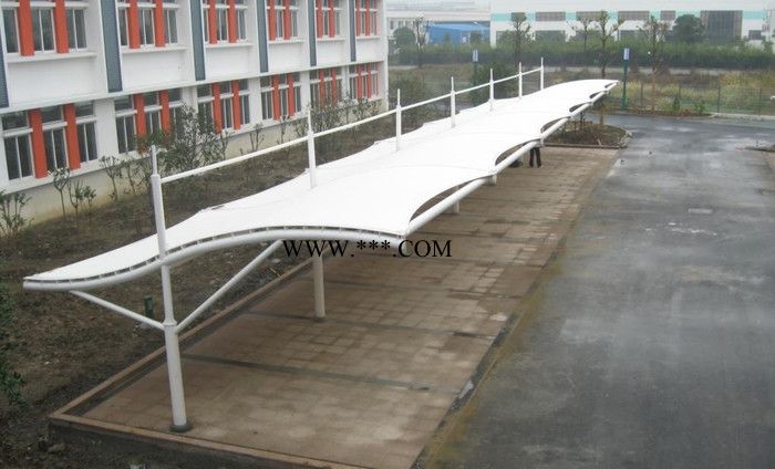 苏州膜结构车棚 雨棚 遮阳蓬 活动推拉蓬 钢化玻璃棚  阳光房图4