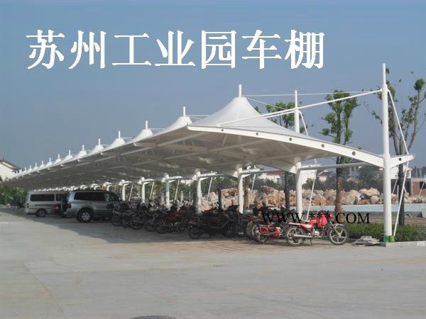 苏州膜结构车棚 雨棚 遮阳蓬 活动推拉蓬 钢化玻璃棚  阳光房图3