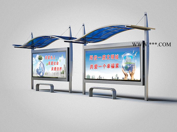 【 江苏飞通 】定制加工不锈钢钢化玻璃组合件候车亭公交站台欢迎来图咨询价格优图6