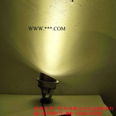 供应铝压铸钢化玻璃P65防护公园景观亮化照明用LED投光灯 铝壳IP65防护投光灯 防水防尘LED亮化照明投光灯图2