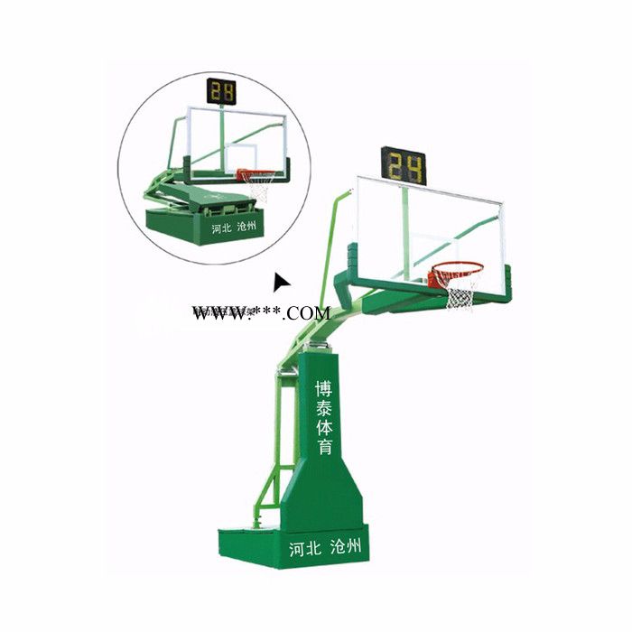 火**售博泰体育篮球架 篮球架厂家 篮板钢化玻璃图2