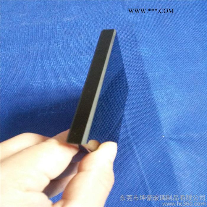 东莞钢化玻璃厂 12mm钢化玻璃 钢化玻璃台面 各种尺寸深加工 黑色钢化玻璃图3