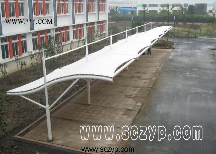 苏州膜结构车棚  雨棚 活动推拉蓬 钢化玻璃棚  膜布加工 物流公司卸货棚图3