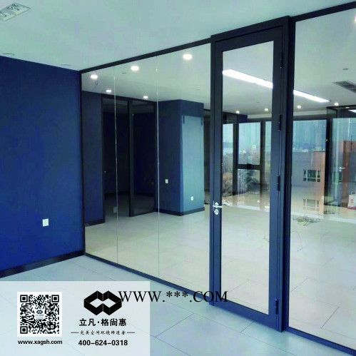 格尚惠 榆林百叶双玻活动隔音墙 铝合金钢化玻璃隔断图5