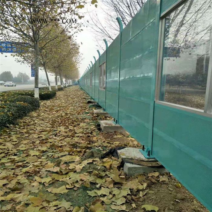 湖南建筑工地隔音围挡 钢化玻璃透明隔音屏 室外隔音材料厂家 小区外道隔音墙图3