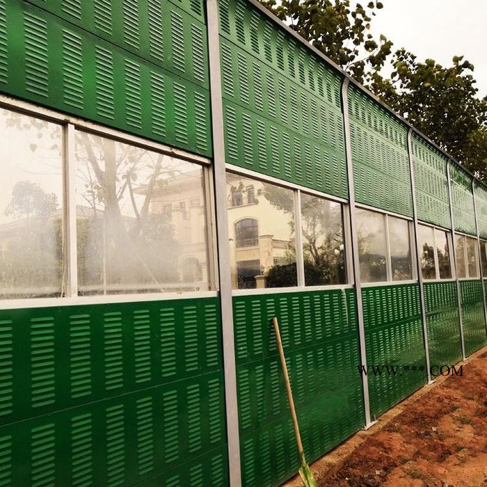 湖南建筑工地隔音围挡 钢化玻璃透明隔音屏 室外隔音材料厂家 小区外道隔音墙