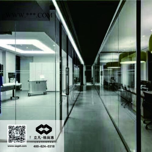 格尚惠 钢化玻璃门安装-定制办公室玻璃隔断图5