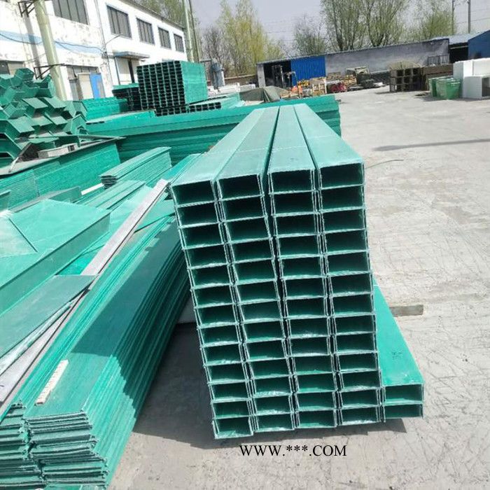 拉挤玻璃钢桥架 化工厂用槽式防火玻璃钢电缆桥架厂 皓洋定制图2