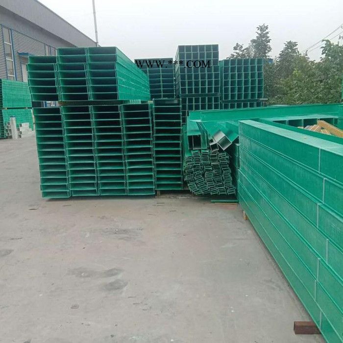 拉挤玻璃钢桥架 化工厂用槽式防火玻璃钢电缆桥架厂 皓洋定制图5