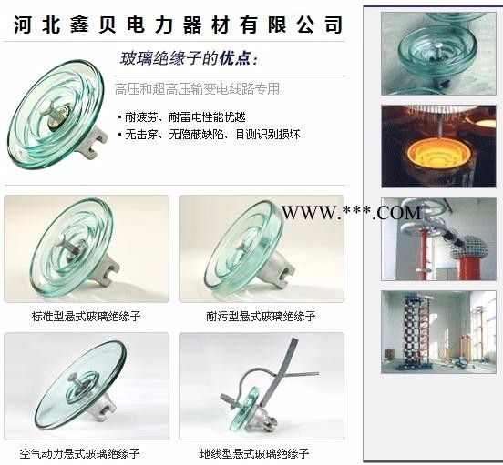 【鑫贝】LXY-160钢化玻璃绝缘子 lxy1-70玻璃绝缘子