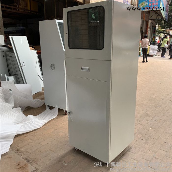 博毅弘深圳移动电脑柜 钢化玻璃PC柜 车间无尘电脑柜 数控机床柜 工业电脑设备控制柜图8
